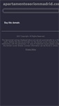Mobile Screenshot of apartamentosorionmadrid.com
